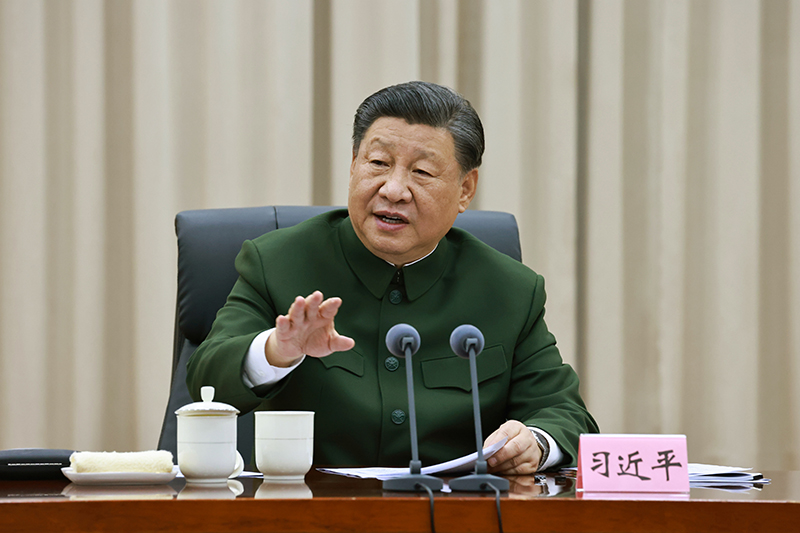 11月29日，中共中央总书记、国家主席、中央军委主席习近平到武警海警总队东海海区指挥部视察。这是习近平发表重要讲话。